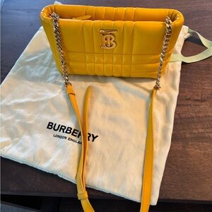 Burberry TB Lola Zip Shoulder Bag Quilted Leather Small crossbody bag